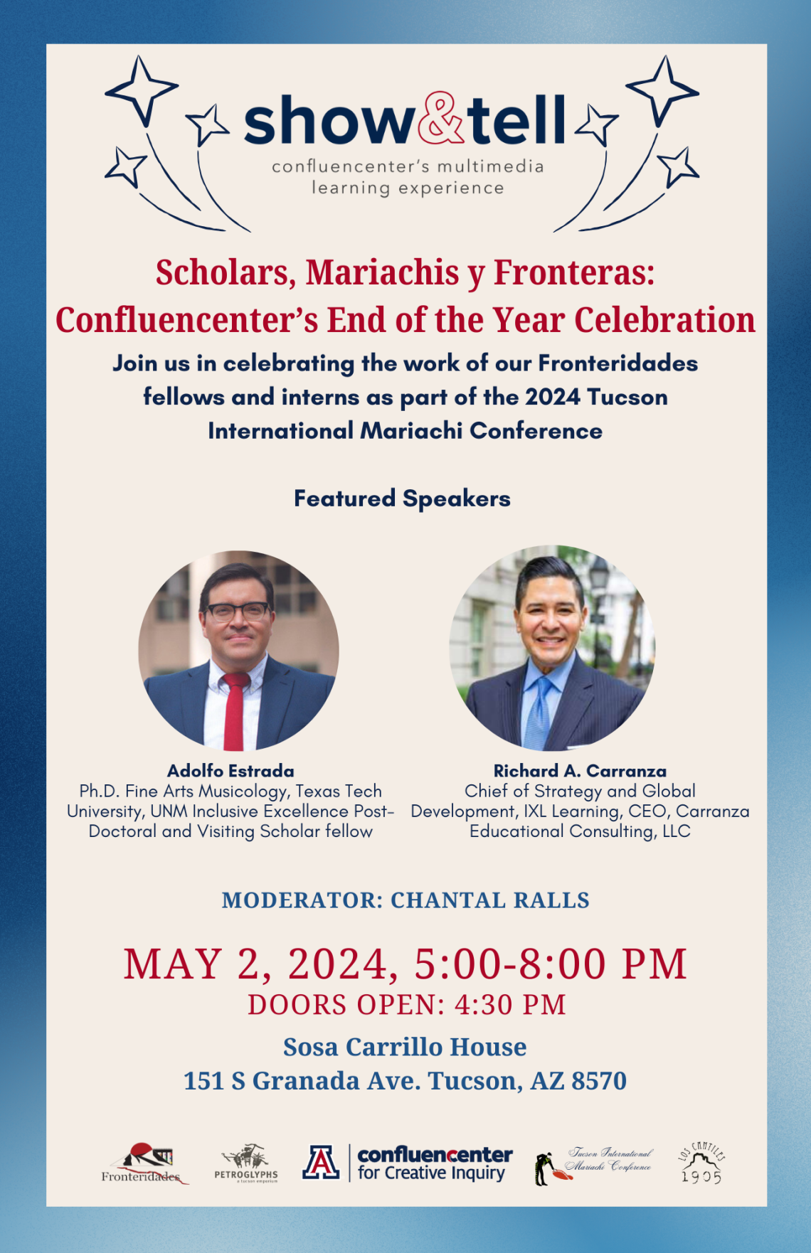 Scholars, Mariachis y Fronteras: Confluencenter’s End of the Year Celebration