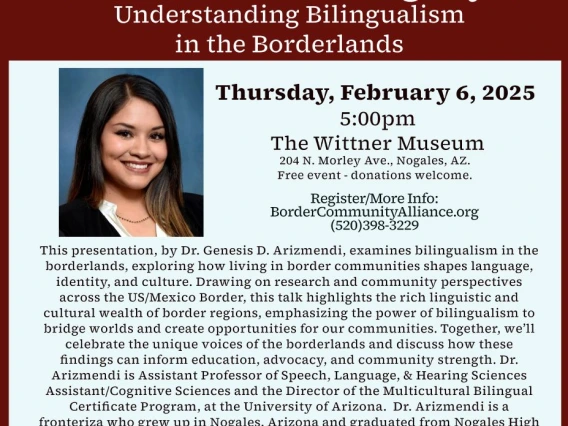 Fronteras del Lenguaje flyer