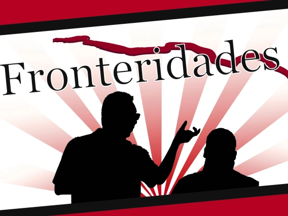 Dr. Duran discussing the border with collegues