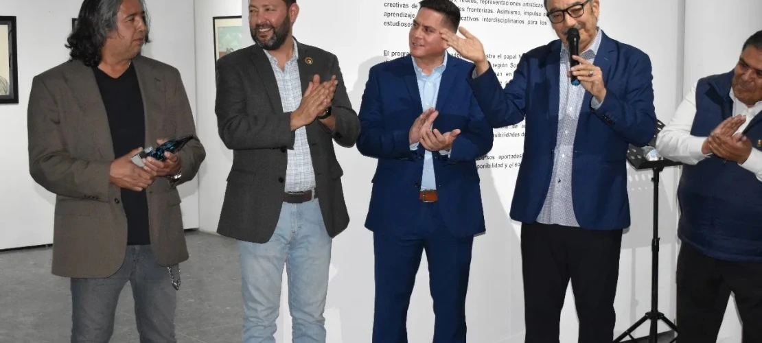 Image of people at a museam