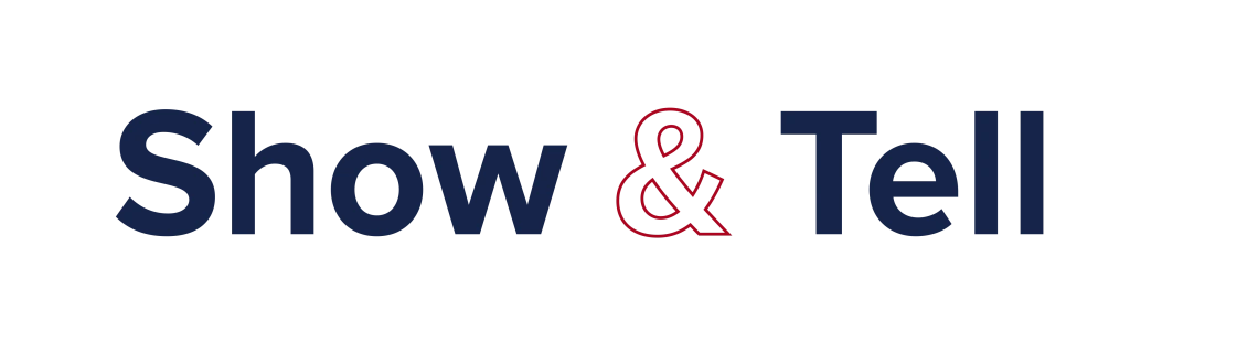 Show and Tell Banner