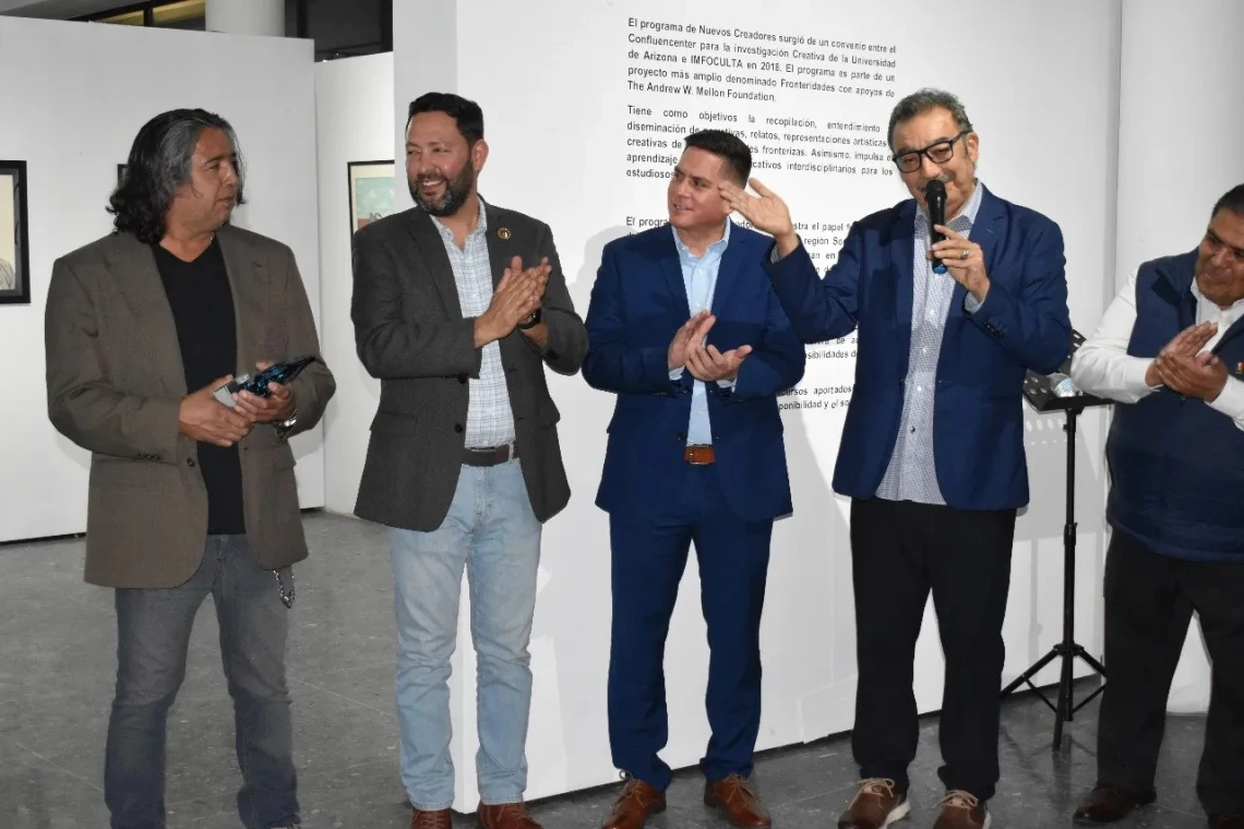 Image of people at a museam
