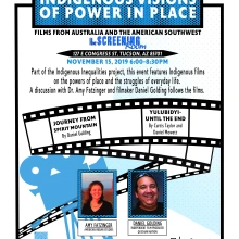 Banner for an Anthropology film event