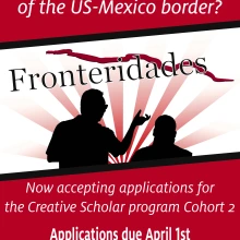 Dr. Duran discussing the border with collegues