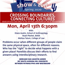 crossing boundaries show and tell even flyer