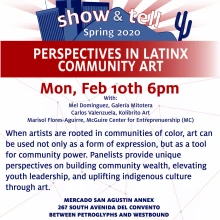Show And Tell Banner of event: Perspectives in LATINX 2020